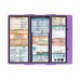 WhiteCoat Clipboard® Trifold - Lilac Critical Care Edition